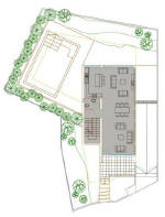 Ground Floor plan of Villa 4 - Click to go back.