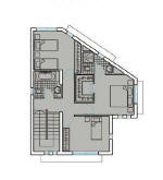Villa  number 7 - First Floor plan - note the dressing room - Click to go back.