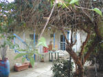 Oroklini house, the view from the road. It is not a modern house, but neither is it very old. About 30 or 40 years.